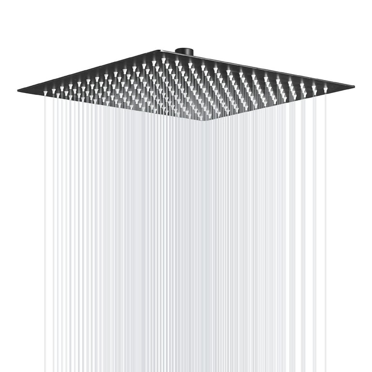 1-Spray 10 in. Single Wall Mount Waterfall Fixed Rain Shower Head in chrome 1-Spray 10 in. Single Wall Mount Waterfall Fixed Rain Shower Head in chrome