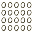 thumbnail image 1 of 1 in Spring O Ring, 50pcs O Ring Clip Keyring Clip Purse Clips Trigger Buckle Circle Metal Binder Snap Round for Handbags Straps Purse Shoulder Bag Hook Keychain, Bronze, 1 of 6