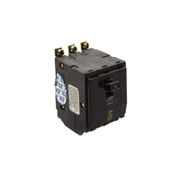 1- Square D QOB350 Bolt-On Circuit Breaker, 50 Amp,
