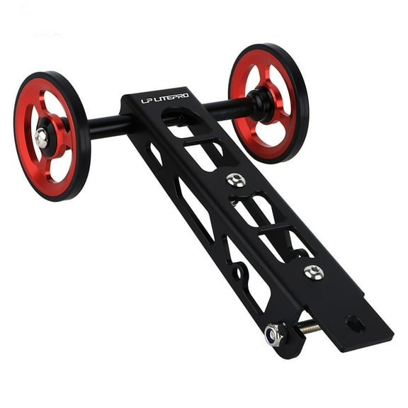 1×Stable And Silent Easy Wheel For Rhine- Birdy- 123 Series Folding Bike Rear Rack Ezwheel Long Lasting Durability