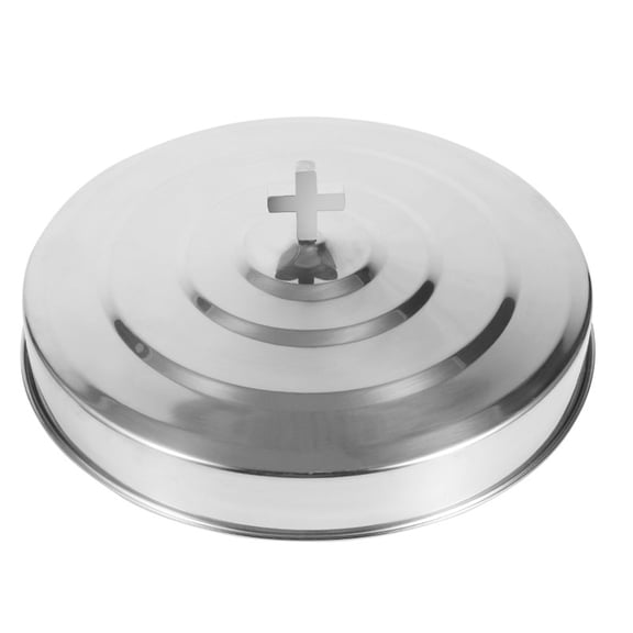 1. Stainless Steel Communion Tray Stackable 39-Cup Holder with Lid for Services & Religious