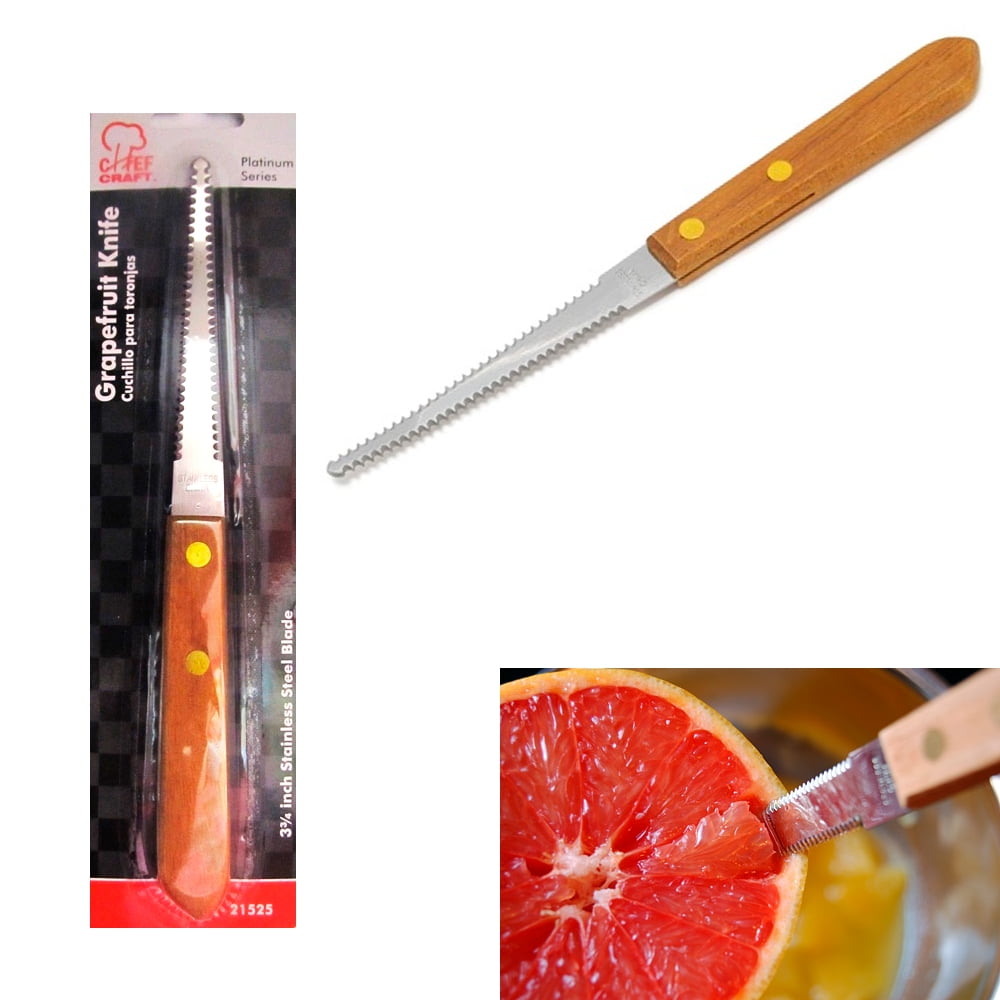 BENEKIY Grapefruit Knife Stainless Steel Slicer Cutter Peeler Remover  Opener Humanized Design Handle Fruit Tools Kitchen Gadget Double Serrated  Blade