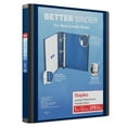 thumbnail image 1 of 1" Staples Better View Binder with D-Rings Blue 648823, 1 of 7