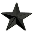 thumbnail image 1 of Hero's Pride 1-Inch Single Star Pin with Clutch Back, Black – Pair, 1 of 3