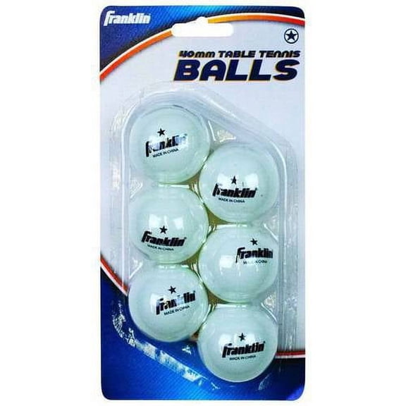 1-Star White Tabletennis Balls Franklin Sports Inc. Table Tennis/Ping Pong 2282