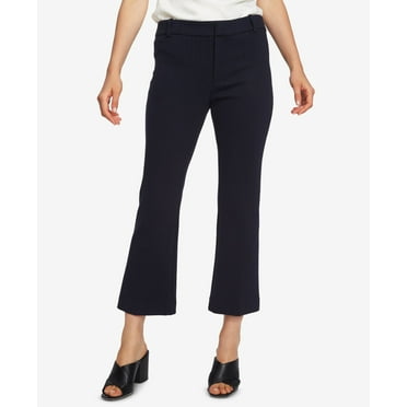1.State Pinstriped Kick Flare Pants Blue Night 0