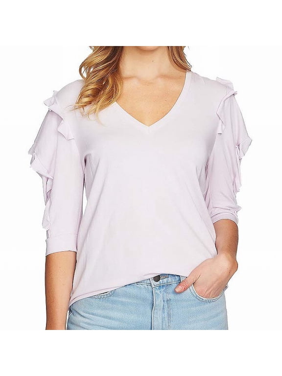Puff Shoulder Top Sugar Plum L