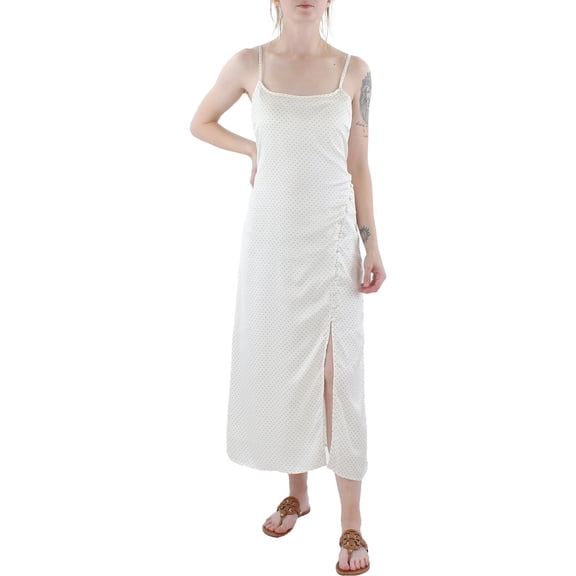 1.State Womens Bon Voyage Button Detail Long Slip Dress
