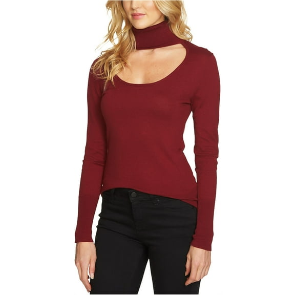 1.State Womens Cutout Knit Sweater