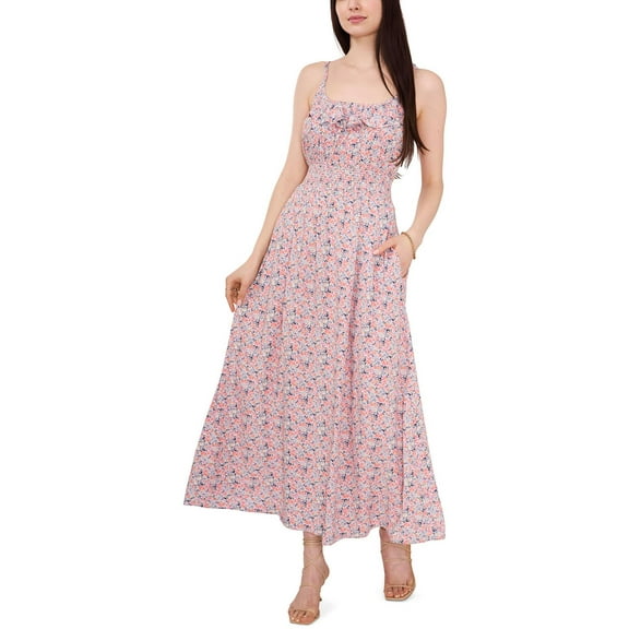 1.State Womens Maxi Dress Washed Floral L