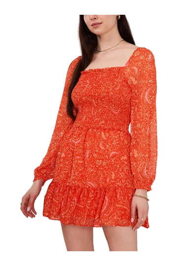 homecoming fit and flare dresses La Scala Satin Flare Homecoming Dress