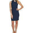thumbnail image 1 of 1.STATE Womens One-Shoulder Bodycon Dress, Blue, Small, 1 of 2