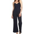 thumbnail image 1 of 1.STATE Womens Flare Jumpsuit, Blue, 10, 1 of 2