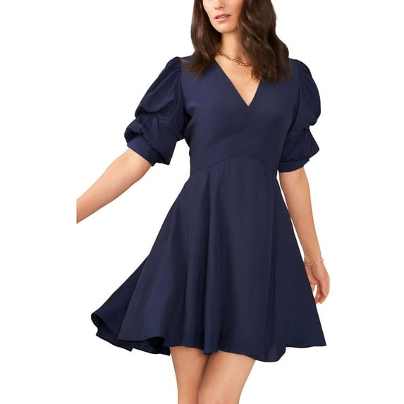 1.State Womens Fitted Fit & Flare Dress