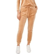 1.State Womens Velour Pull On Jogger Pants