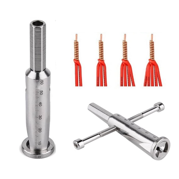 1* Steel Square Manual Cable Line Wire Automatic Stripper Connector Twisting Tools