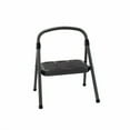 thumbnail image 1 of 1 Step All Steel Step Stool: Black, Folding Step Stool for Adults, Single Step, 225 lb Capacity, No Assembly Required, 1 of 8