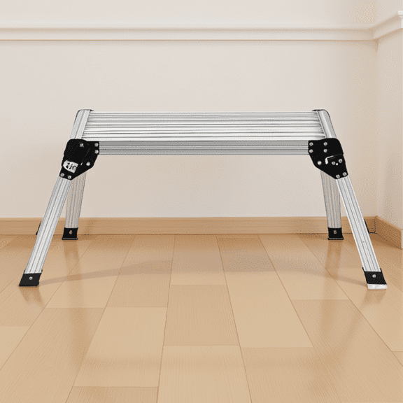 1-Step Folding Step Stool with Anti-Slip Platform, Locking , 330 lbs Capacity, Aluminum