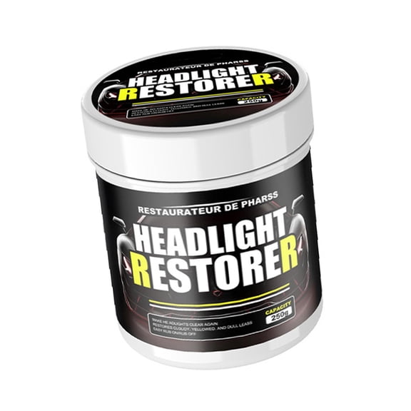 1 Step Headlight Restoration! Restores and Polishes Headlights and Other ABS Surfaces Refurbish Agent