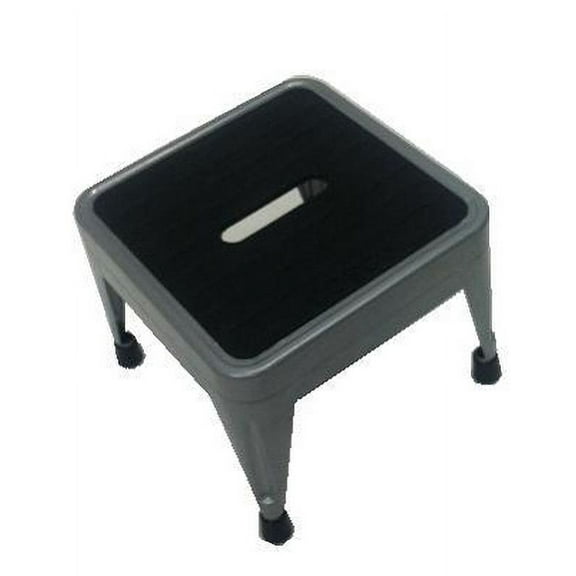 1 Step Steel Non-Folding Step Stool Durable Steel Frame Stylish Design, Each