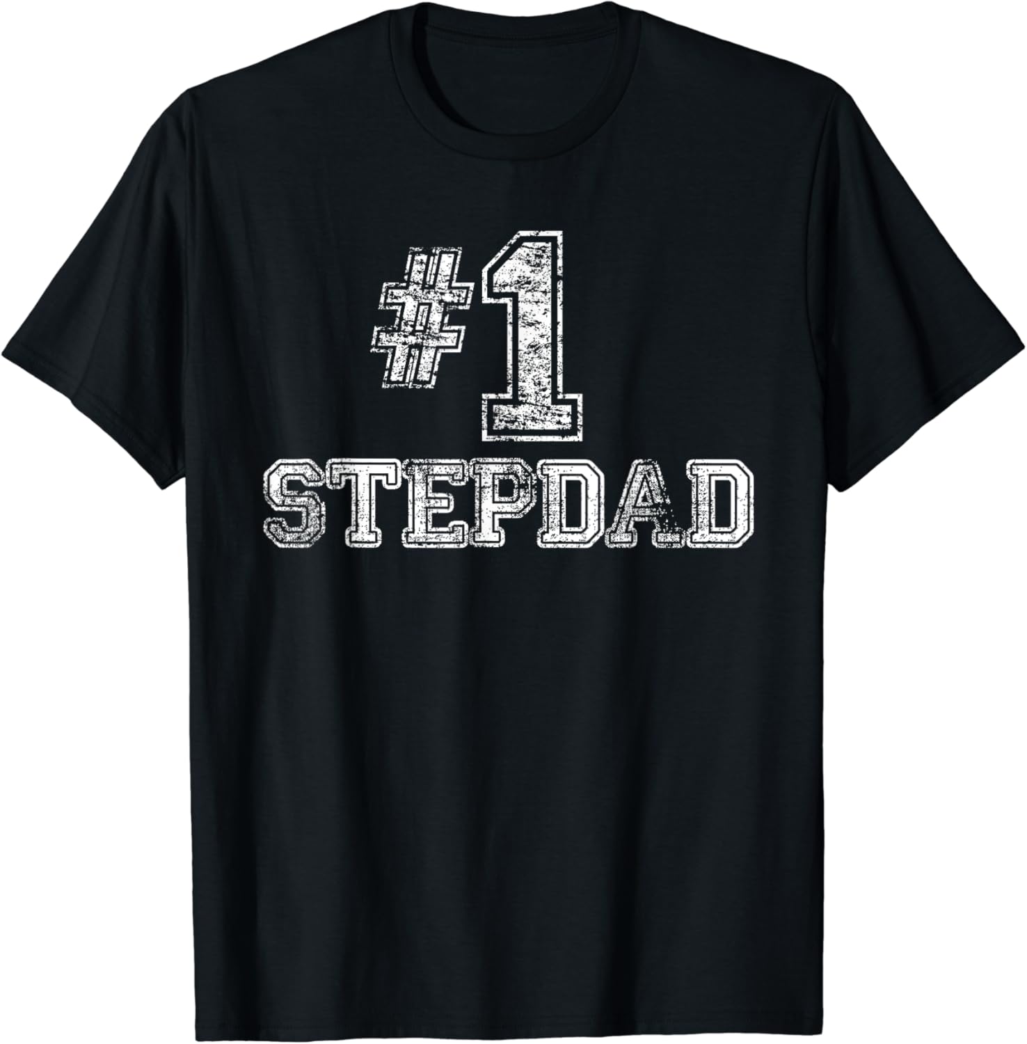 1 StepDad T Shirt Step Dad Number One Father's Day Gift Tee