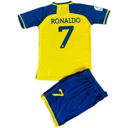 1 Stop Soccer Ronaldo CR7 Jersey Adult Uniform AL NASSR Fc Saudi Arabia