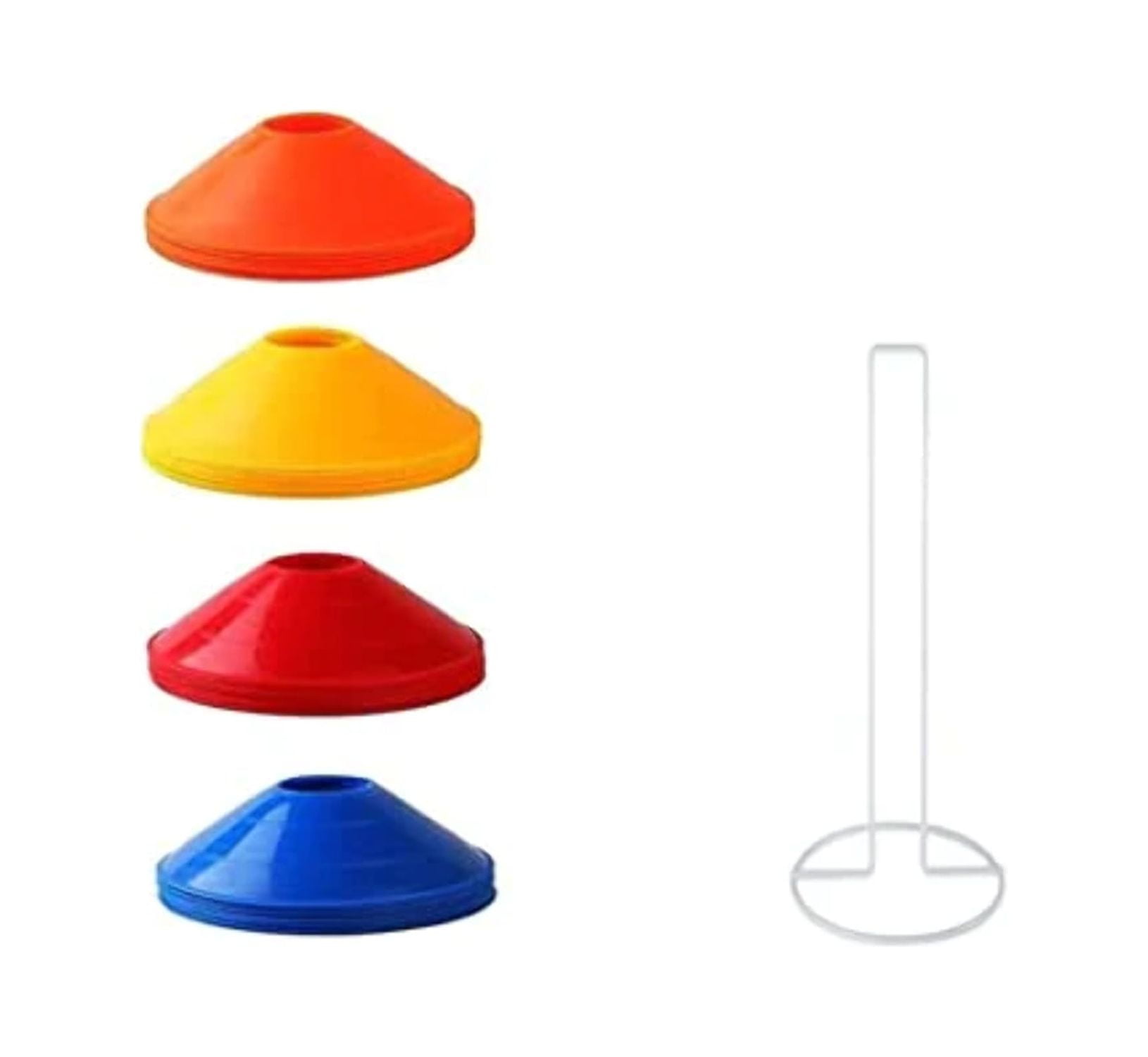 1 Stop Soccer Saucer Field Mini Cone Set of 48 Agility DISC Cone 5
