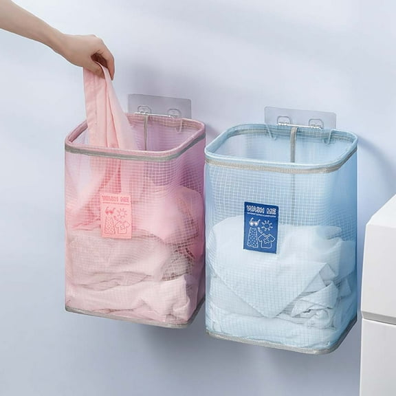 1 Storage Bag Laundry Hamper Clothes Basket Cotton Washing Bag Foldable Storage Home Textile Storage