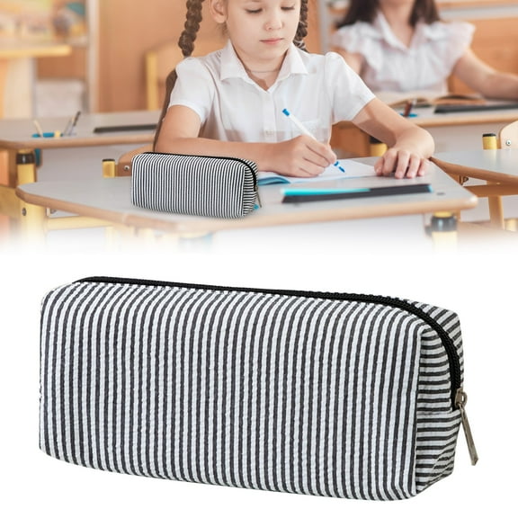 1 Storage Bag Lightweight Nylon Pen Case Spacious 30+ Pen Capacity Multi Purpose Organizer for Cosmetics Electronics Toiletries | Full Opening Design Portable for Travel & Daily Use