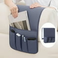 thumbnail image 1 of 1 Storage Bag,Non Sofa Armrest Storage Organizer Couch Recliner Remote Control Holder With 5 Pockets Armchair Caddy For Phone Magazines Tv Remote Control, 1 of 4