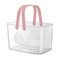 thumbnail image 1 of 1 Storage Basket Plastic Organizer Storage Baskets with Handles Shower Caddy Organizer for Bathroom and Kitchen, 1 of 4