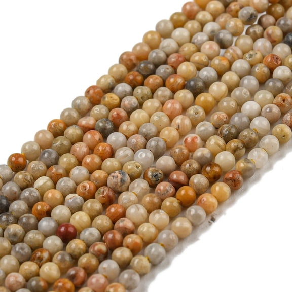 1 Strand Natural Crazy Lace Agate Bead Strands Round 2mm Hole: 0.8mm about 184pcs/strand 38cm