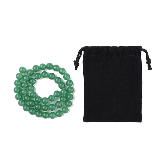 1 Strand Natural Green Aventurine Beads Strands Round Dyed 8mm Hole: 1mm about 48pcs/strand 15.7 inch