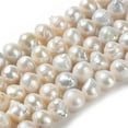 thumbnail image 1 of 1 Strand Natural Keshi Pearl Beads Strands Potato Baroque Pearls Grade A PapayaWhip 8~10x7~8.5mm Hole: 0.6mm about 46pcs/strand, 1 of 4