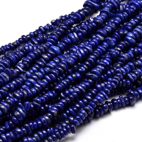 1 Strand Natural Lazuli Chip Beads Strands 4~14x4~12mm Hole: 1mm 15.3 inch~16.1 inch