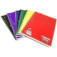 thumbnail image 1 of 1 Subject College Ruled Spiral Bound 70 Sheet Notebooks (Pack Of 6), 1 of 2