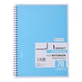 thumbnail image 1 of 1-Subject Notebook, Spiral Notebook, College Ruled Paper, 7.87" X 10.63", 70 Sheets Per Notebook, Wide Ruled Notebook(Blue), 1 of 7