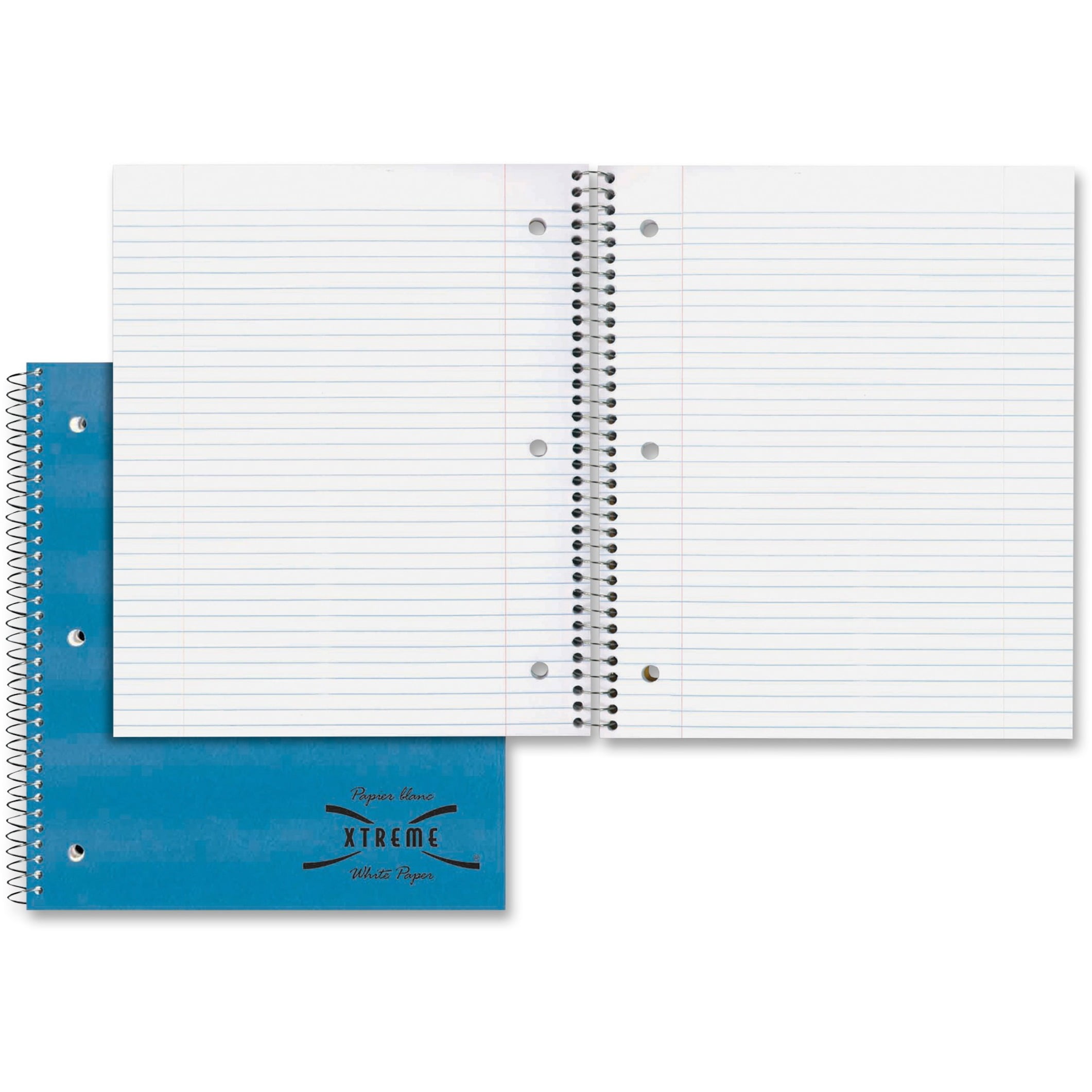1-Subject Wirebound Notebook, 3-Hole Punched, Medium/college Rule, Randomly Assorted Front Covers, 11 X 8.88, 80 Sheets | Bundle of 5 Each
