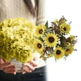 thumbnail image 1 of 1 Sunflower Bouquet Artificial Flowers Gardening Home Decoration Artificial Flowers Artificial Sunflowers Event Decoration Hand Bouquets, 1 of 9