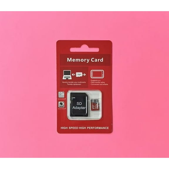 1 TB SD Memory Card with Adapter, Universal Compatible Micro TF Memory Card, Data Storage Device