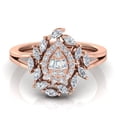 thumbnail image 1 of 1 TCW Solid 18 Kt Gold SI Clarity HI Color Diamond Anniversary Ring, 1 of 5