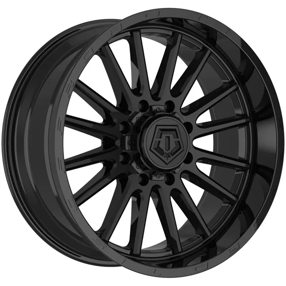 1 TIS 20x9 8X6.50 +00 567B Gloss Black Wheel Rim