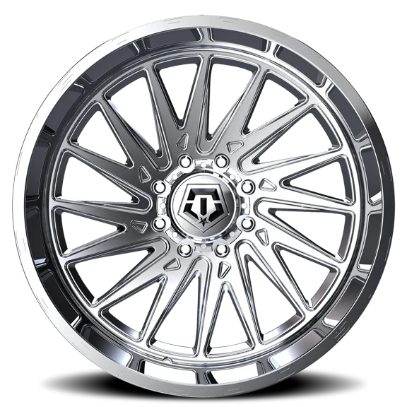 1 TIS 22x10 8X6.50 -19 547C Chrome Plated Wheel Rim