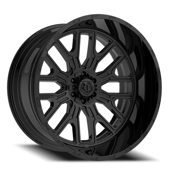 1 TIS 22x12 8X180 -44 560B Gloss Black Wheel Rim