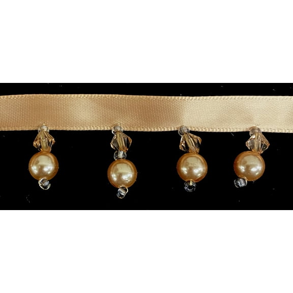 1" TR PRL BEAD GLD      10YD