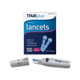 1 TRUEdraw Lancing Device and True Plus Lancets 28g, Box of 100