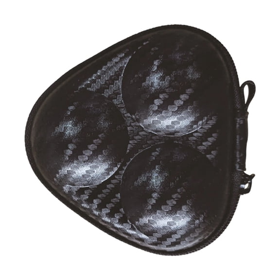 1. Table Tennis Storage Case PU 3-Ball Holder Sport Training Gear for Athletes