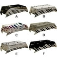 thumbnail image 1 of 1 Tablecloth Piano Music Pattern Table Cloth Rectangular Tea Table Cover Dining Home Decor Table Cloth, 1 of 6