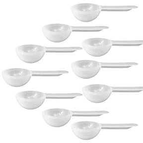 1 Tablespoon Measure Spoon Short Handle Scoops for Canisters by powbab. Made in USA. Dual Use Powder Measure for 1 Teaspoon to 1 Tablespoon Scoop. Protein, Spices, Coffee Scoop. BPA Fre