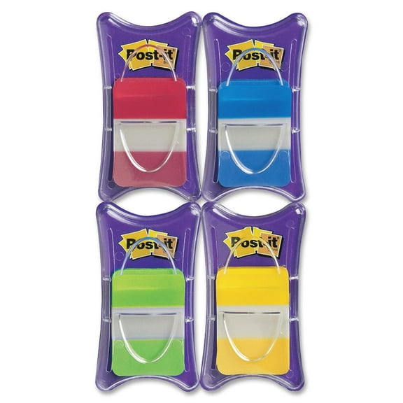 1" Tabs, 1/5-Cut Tabs, Assorted Colors, 1" Wide, 100/pack | Bundle of 5 Packs